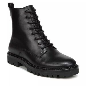 Vince Women's Cabria Lug Water Repellent Lace Up Booties Boots sz 9 Euro 39